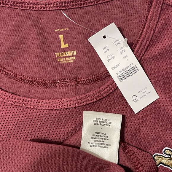 Tracksmith X J Crew Van Cortlandt Singlet - Women’s L - Beet/Dahlia - NWT - Picture 5 of 5